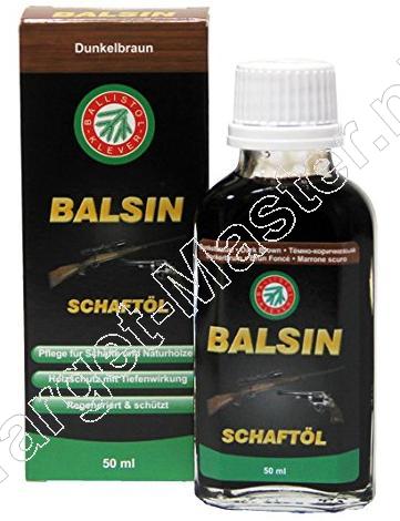 Balsin Schaftl DONKER BRUIN Geweer Kolfolie Flesje 50 ml